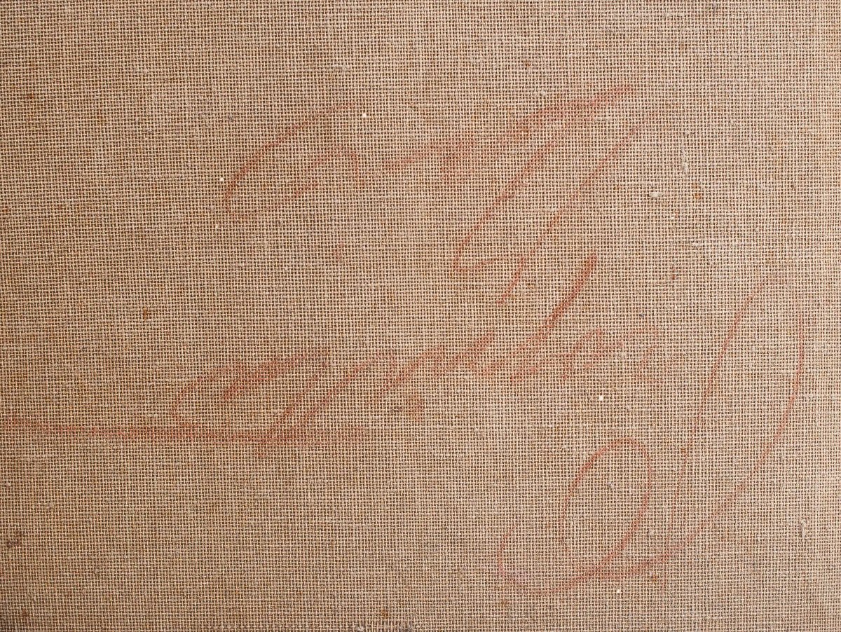 Giuseppe Rivaroli, "Scène mythologique", huile sur toile, signée, époque 1900-photo-7