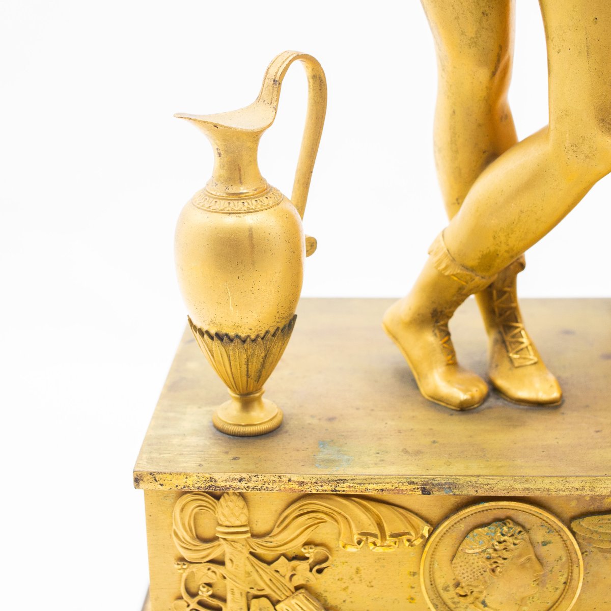 Pendule de table en bronze doré - Empire, vers 1815-photo-2