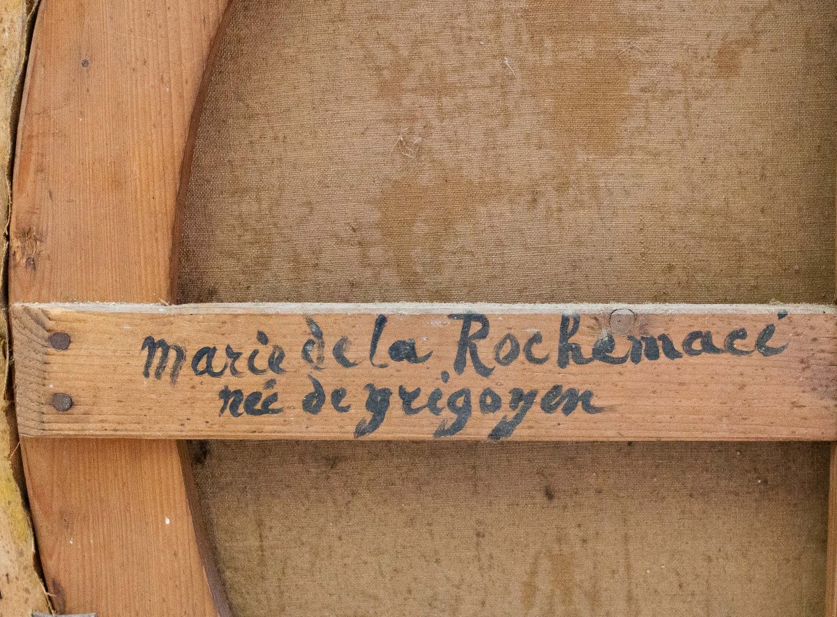 Félix Pescador y Saldaña, "Marie de la Rochemacé", signé, 1888, huile sur toile-photo-8