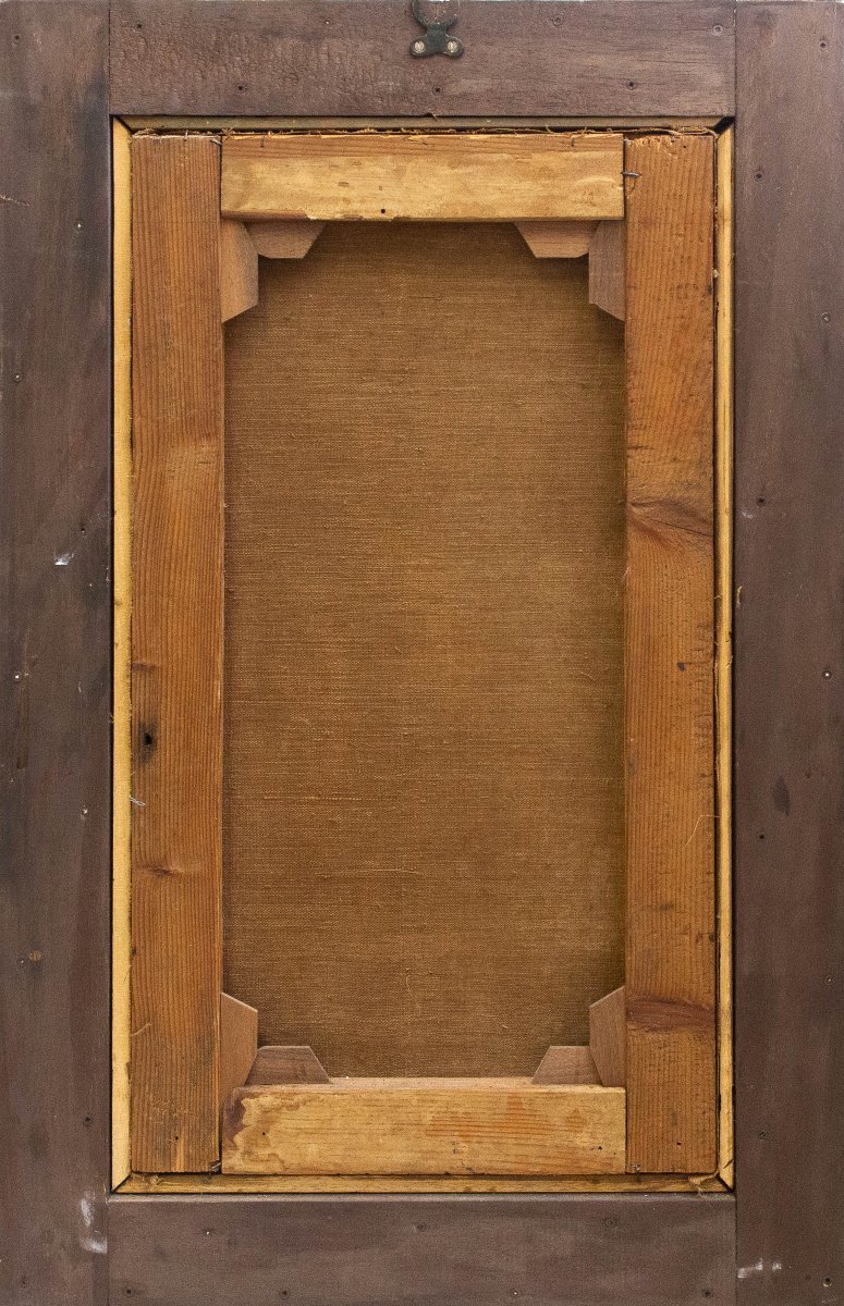 Vincenzo Morani, « Napoléon III », huile sur toile, signée, 1840-photo-4