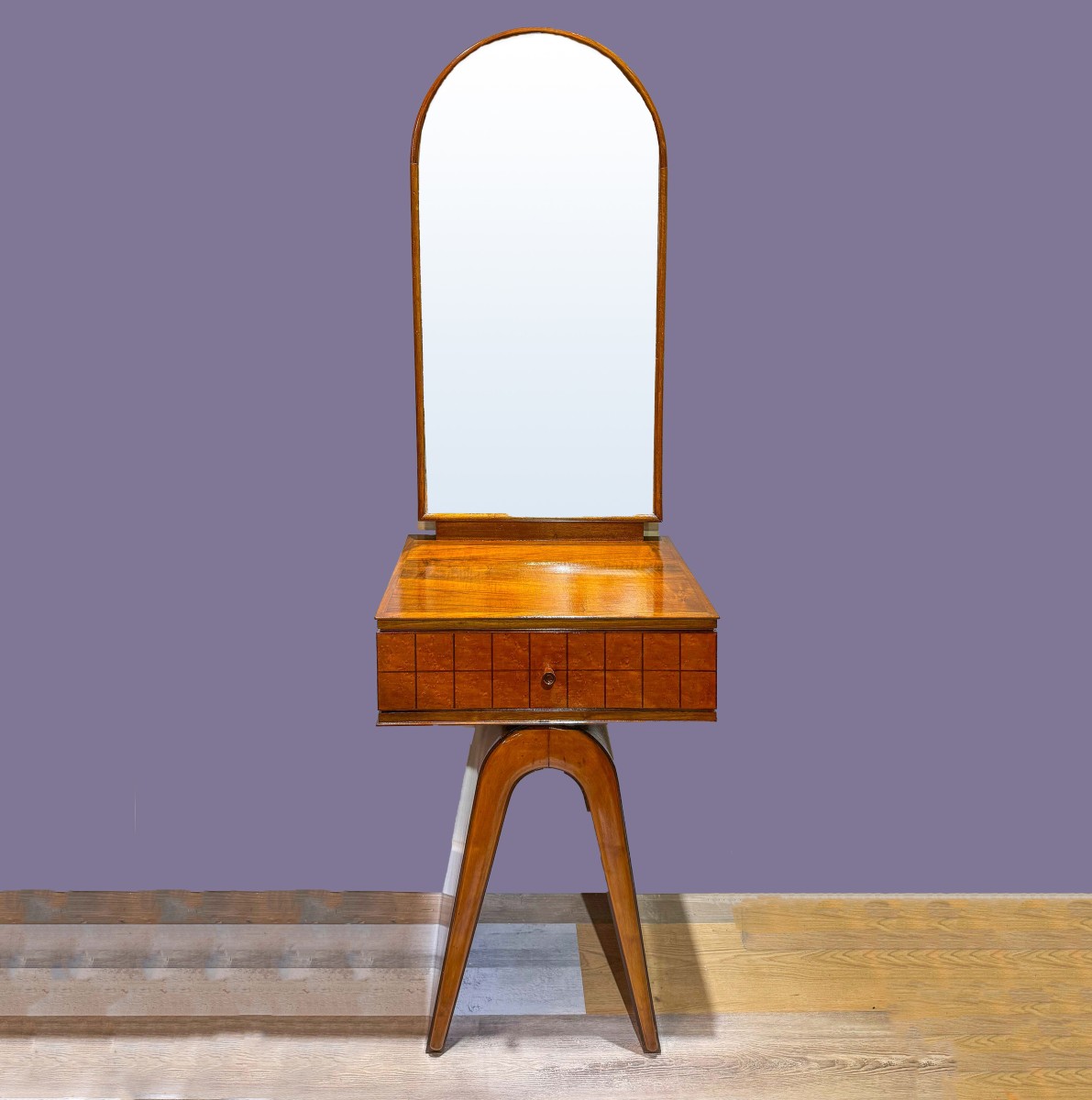 Console Table With Mirror, Produzione Mariotti, Pistoia, Italy, Ca. 1960