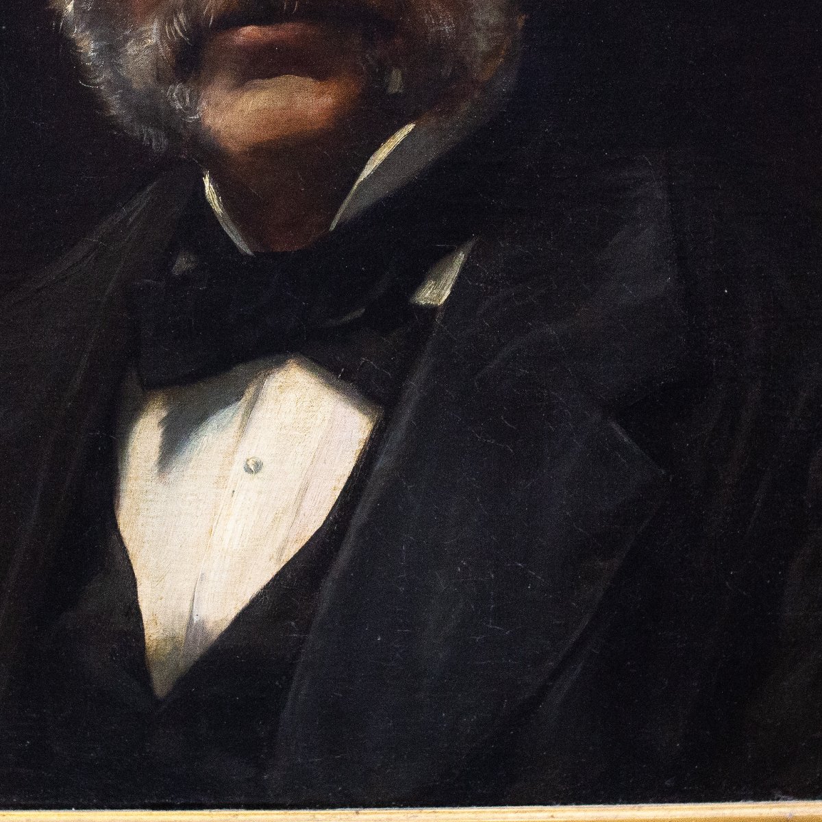 Louis Priou, “mr Elie,” Oil On Canvas, 1880-photo-2
