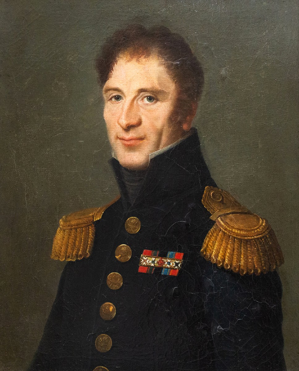 “portrait Of An Imperial Navy Officer,” Oil On Canvas, 19th Century