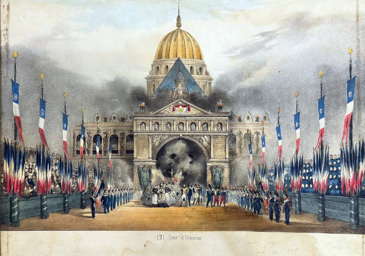 “translation Du Corps De Napoléon”, Watercolored Lithographs, 1840-photo-3