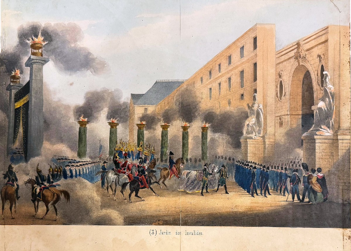 “translation Du Corps De Napoléon”, Watercolored Lithographs, 1840-photo-4