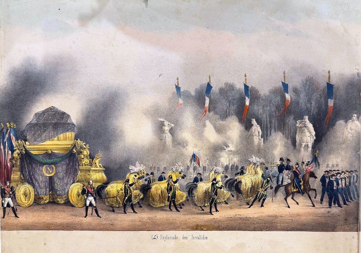 “translation Du Corps De Napoléon”, Watercolored Lithographs, 1840-photo-1