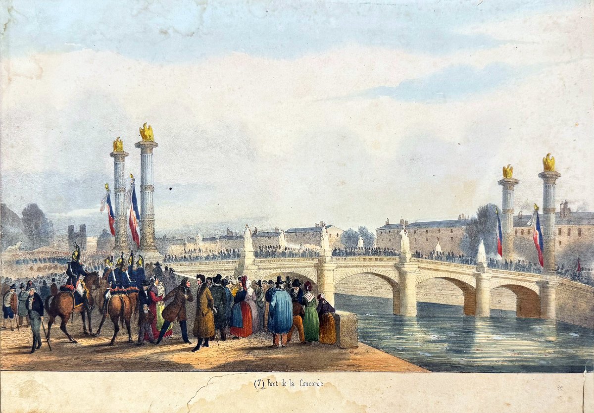 “translation Du Corps De Napoléon”, Watercolored Lithographs, 1840-photo-4