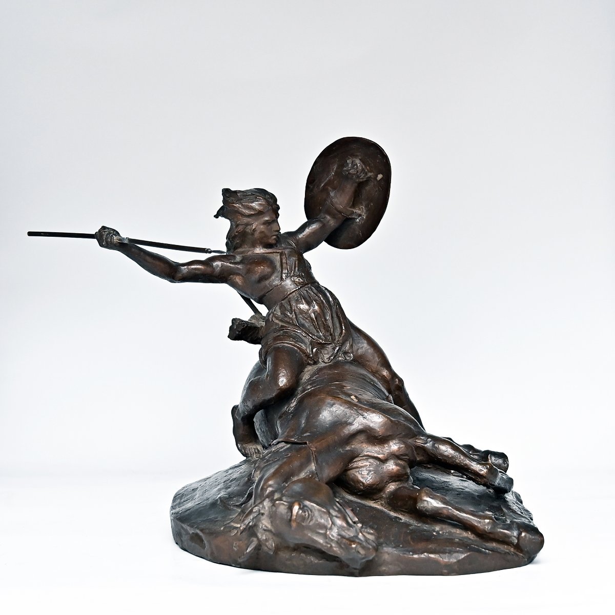 Augusto Rivalta, « Amazone à cheval », bronze, signé, 1901-photo-2
