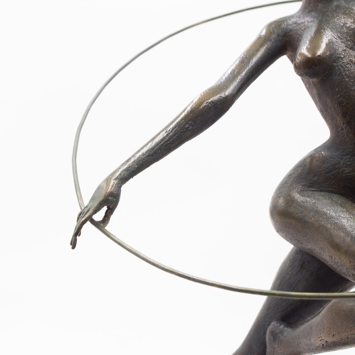 Carlo Capellini, « Donna con cerchio » (Femme avec cercle), signé, 1972/1974-photo-4