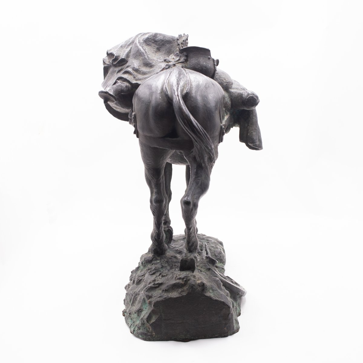 Pietro Canonica, “il Mulo - l'Umile Eroe” (the Mule - The Humble Hero), In Bronze, Signed, 1920-photo-7