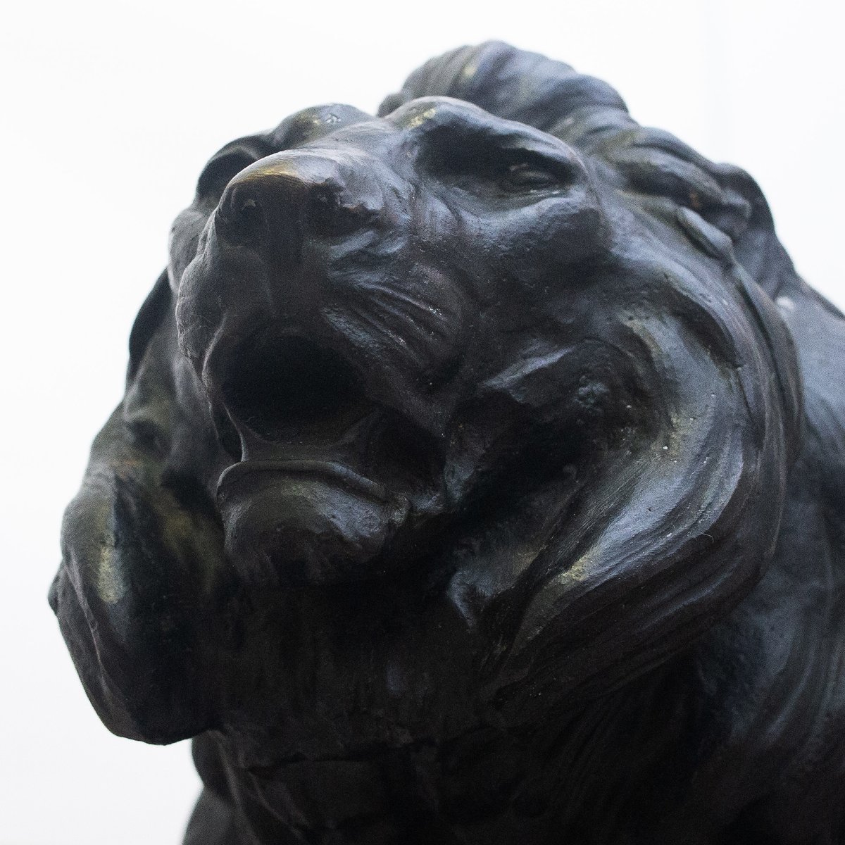 Edmond Masson, “group Of Lions,” Bronze, Signed, Mid-19th Century-photo-4