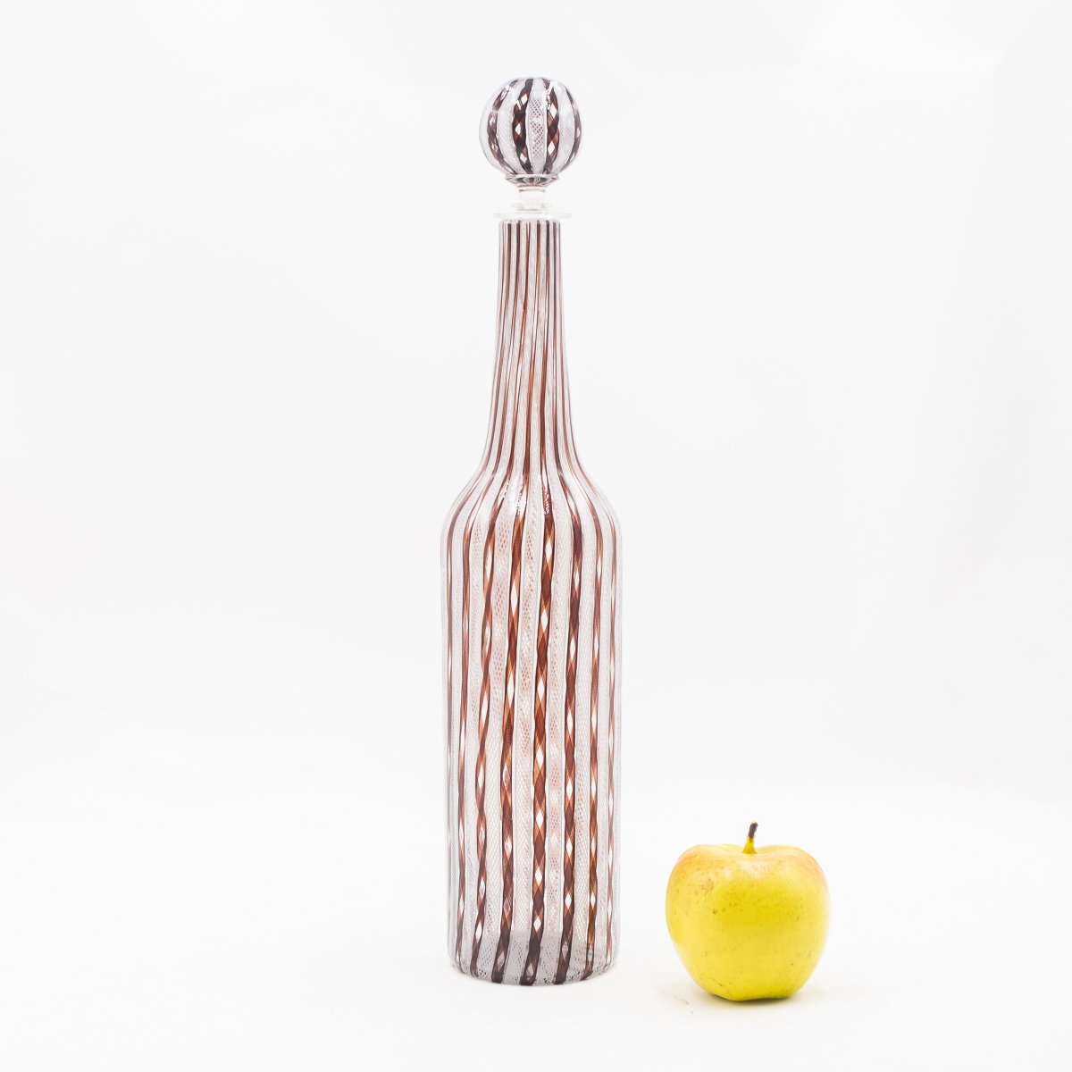Paolo Venini (1895–1959) – Bottle With Stopper, Signed, 20th Century-photo-2
