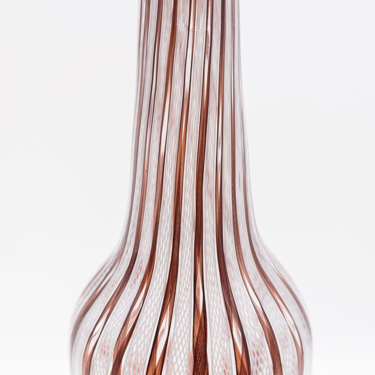 Paolo Venini (1895–1959) – Bottle With Stopper, Signed, 20th Century-photo-1