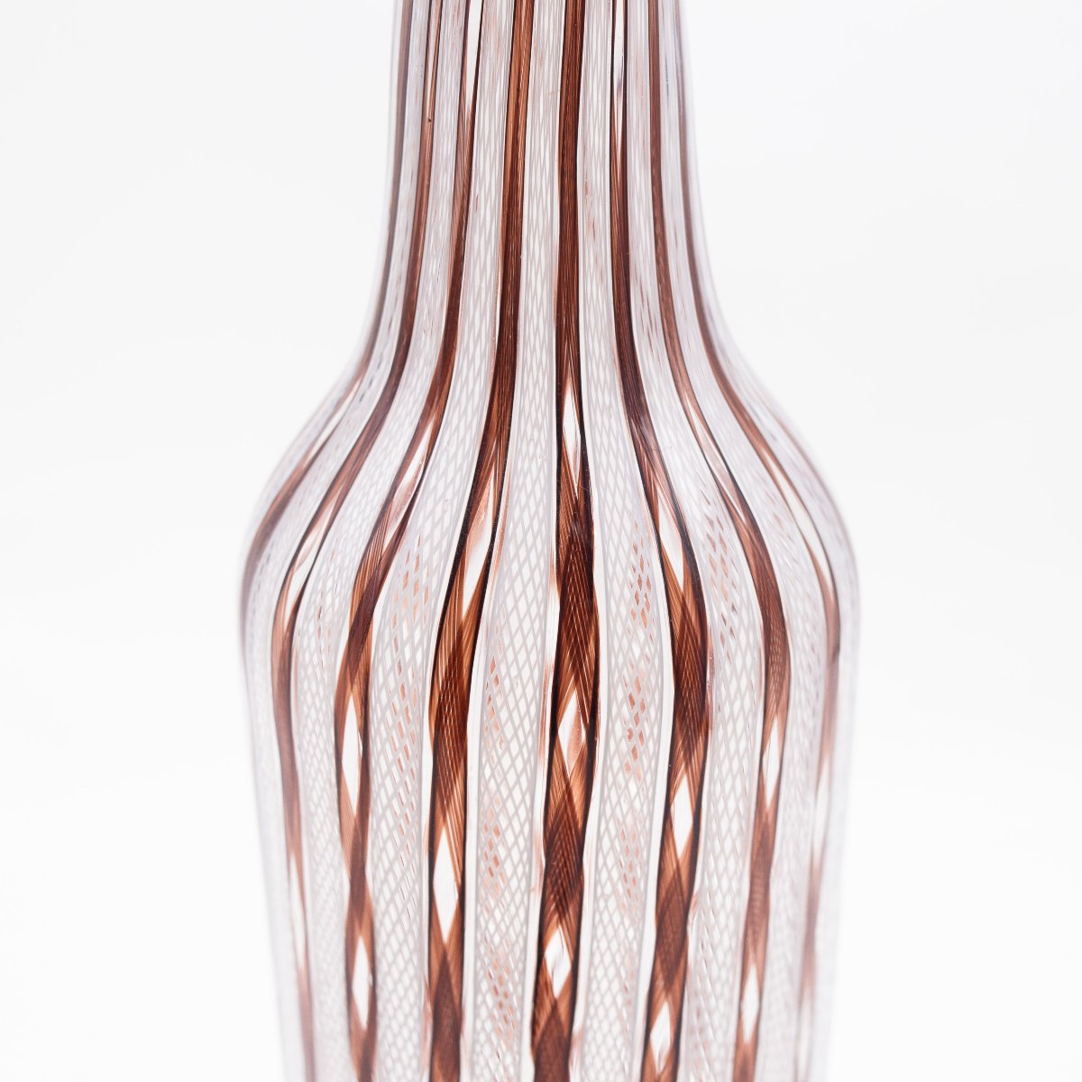 Paolo Venini (1895–1959) – Bottle With Stopper, Signed, 20th Century-photo-2