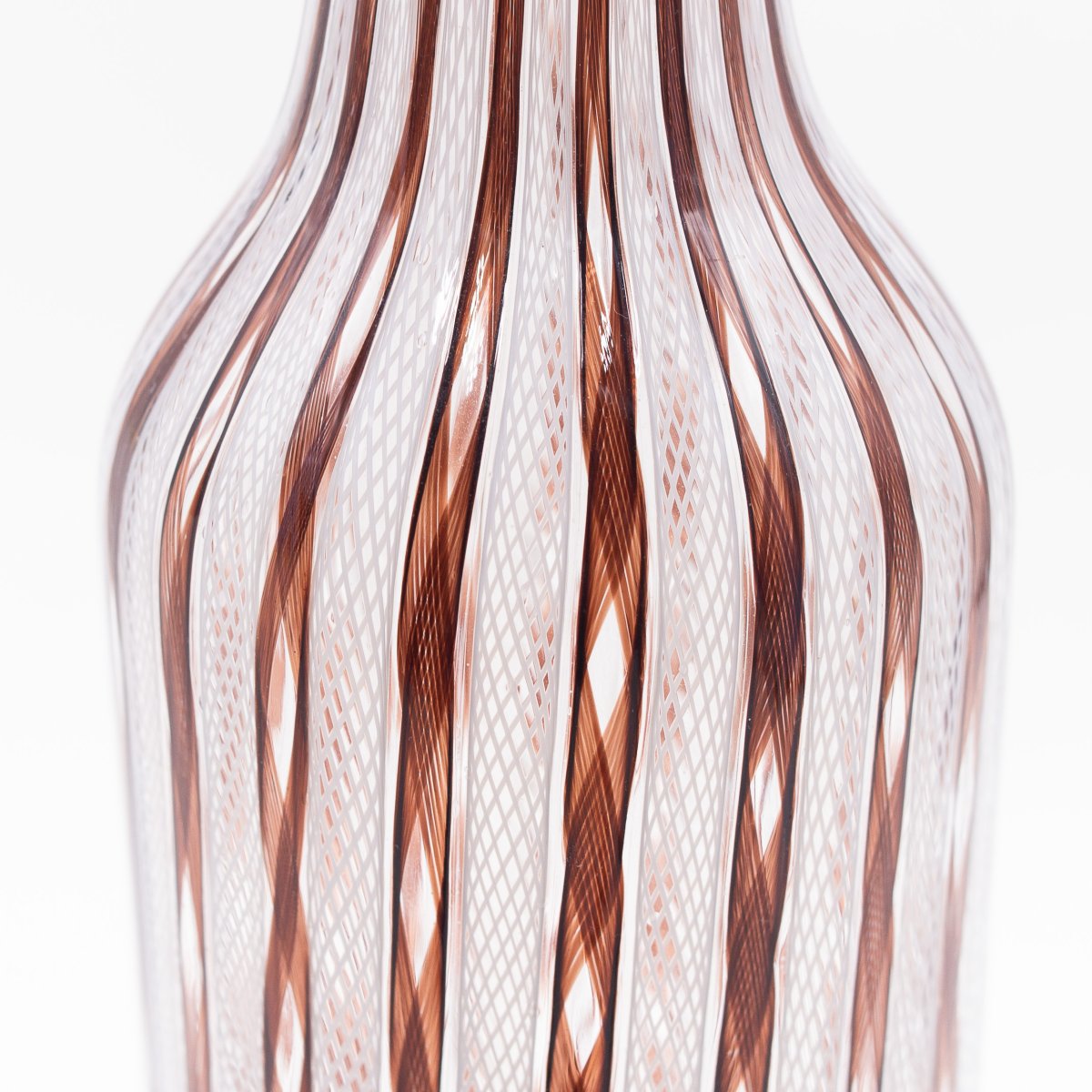 Paolo Venini (1895–1959) – Bottle With Stopper, Signed, 20th Century-photo-3