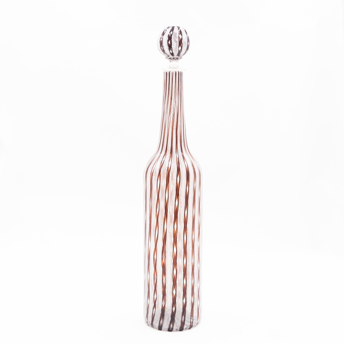 Paolo Venini (1895–1959) – Bottle With Stopper, Signed, 20th Century