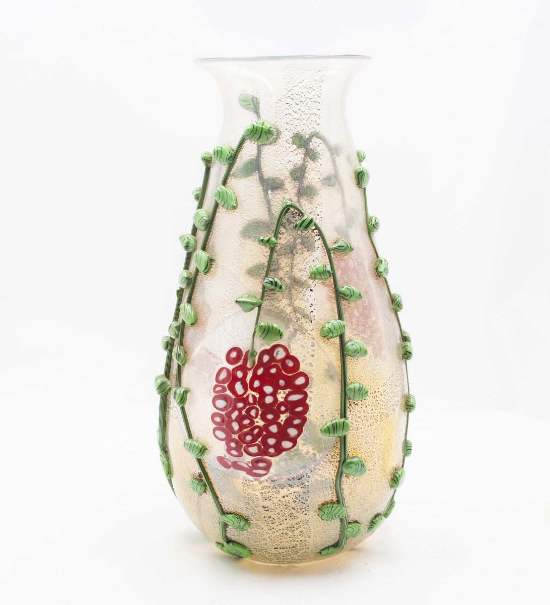 Licio Zanetti – Artistic Glass Vase, Murano, Ca. 1970s-photo-1