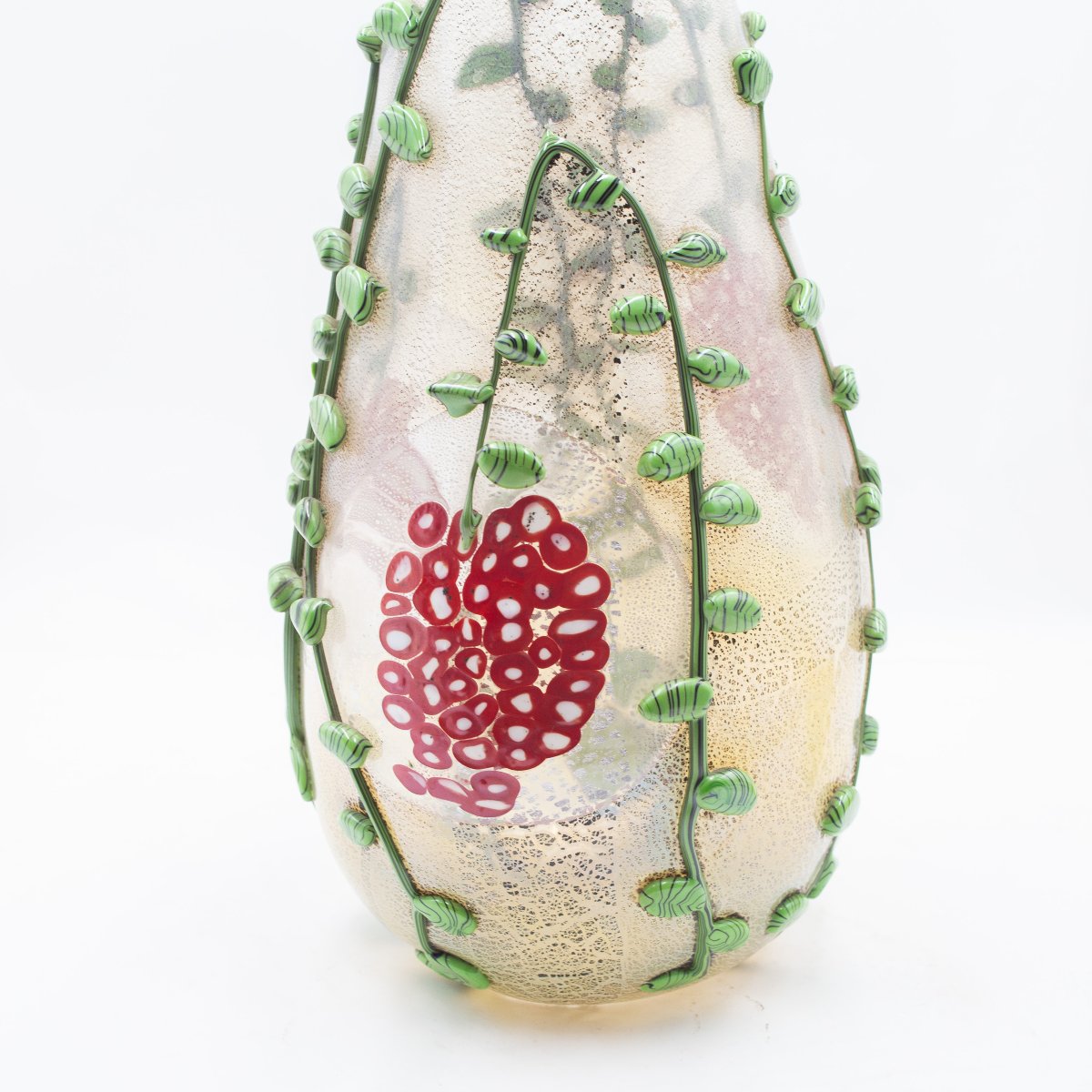 Licio Zanetti – Artistic Glass Vase, Murano, Ca. 1970s-photo-2