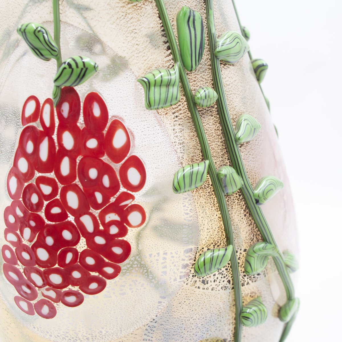 Licio Zanetti – Artistic Glass Vase, Murano, Ca. 1970s-photo-4