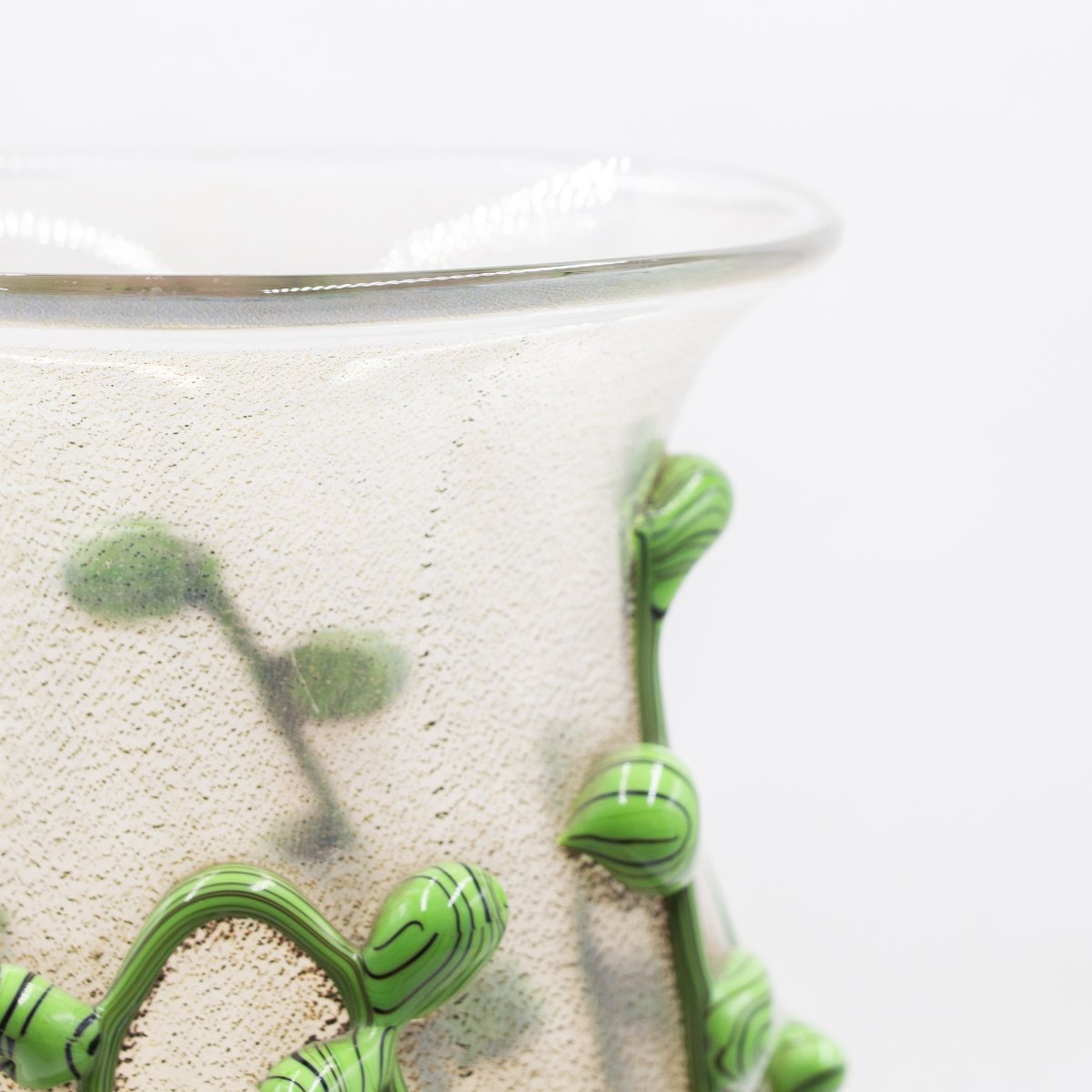 Licio Zanetti – Artistic Glass Vase, Murano, Ca. 1970s-photo-5