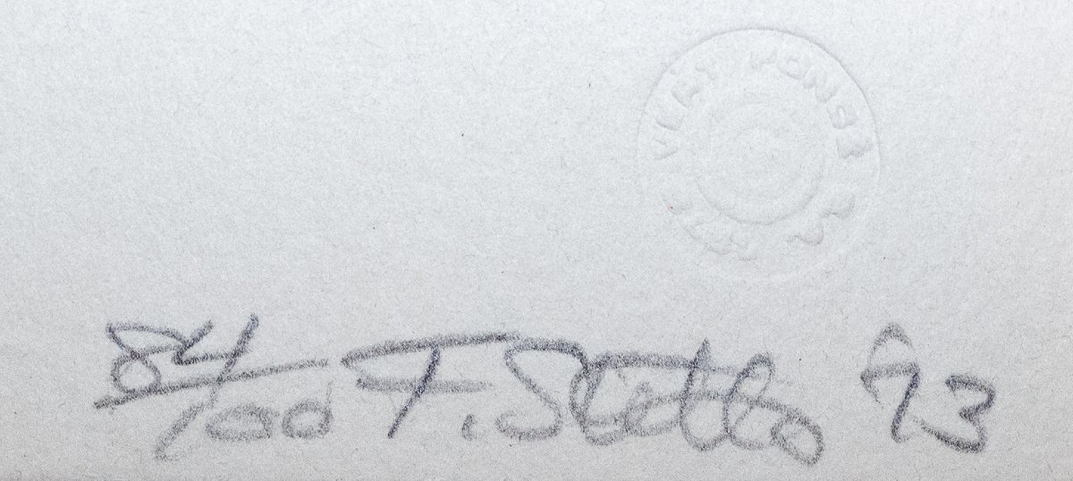 Frank Stella, Jasper’s Dilemma And Les Indes Galantes, 1973, Signed-photo-2