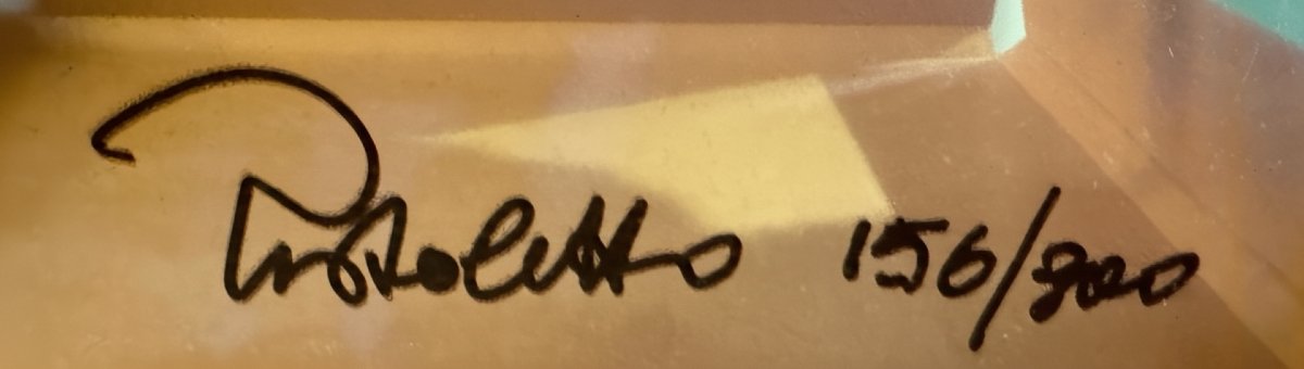 Michelangelo PISTOLETTO - « Prima scena », 2009 - Sérigraphie sur plaque d'acier, Ed. 300-photo-4