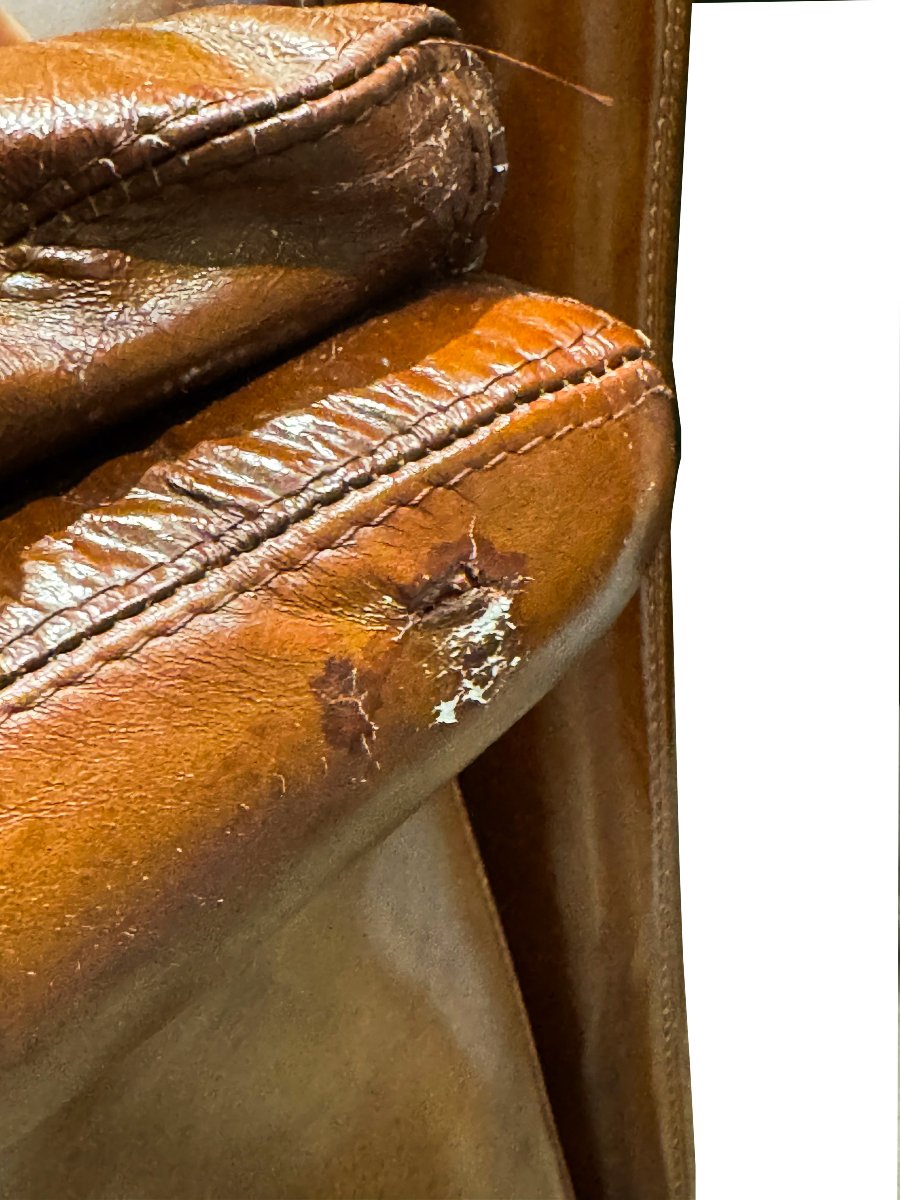 Pair Of Leather Sofas, Saporiti Italia, 1970s-photo-7