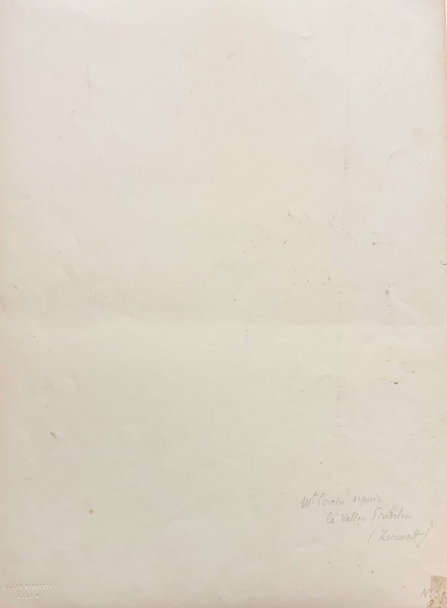 Vittorio Sella, « Matterhorn, depuis Findelen », 1887-photo-3