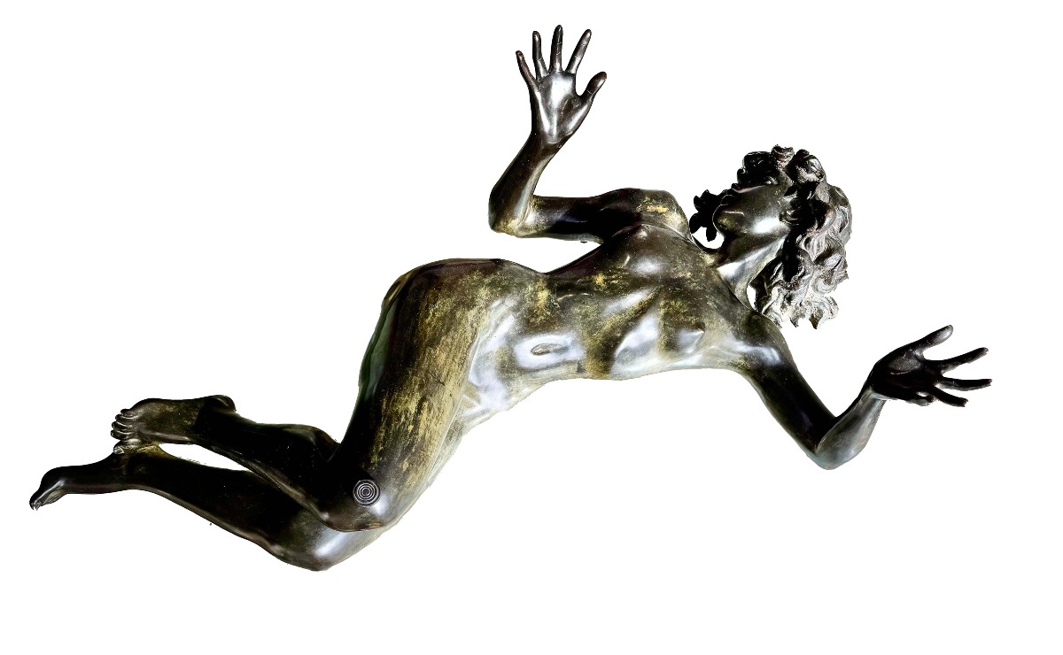 Nu de femme, sculpture en bronze, époque XXe siècle 