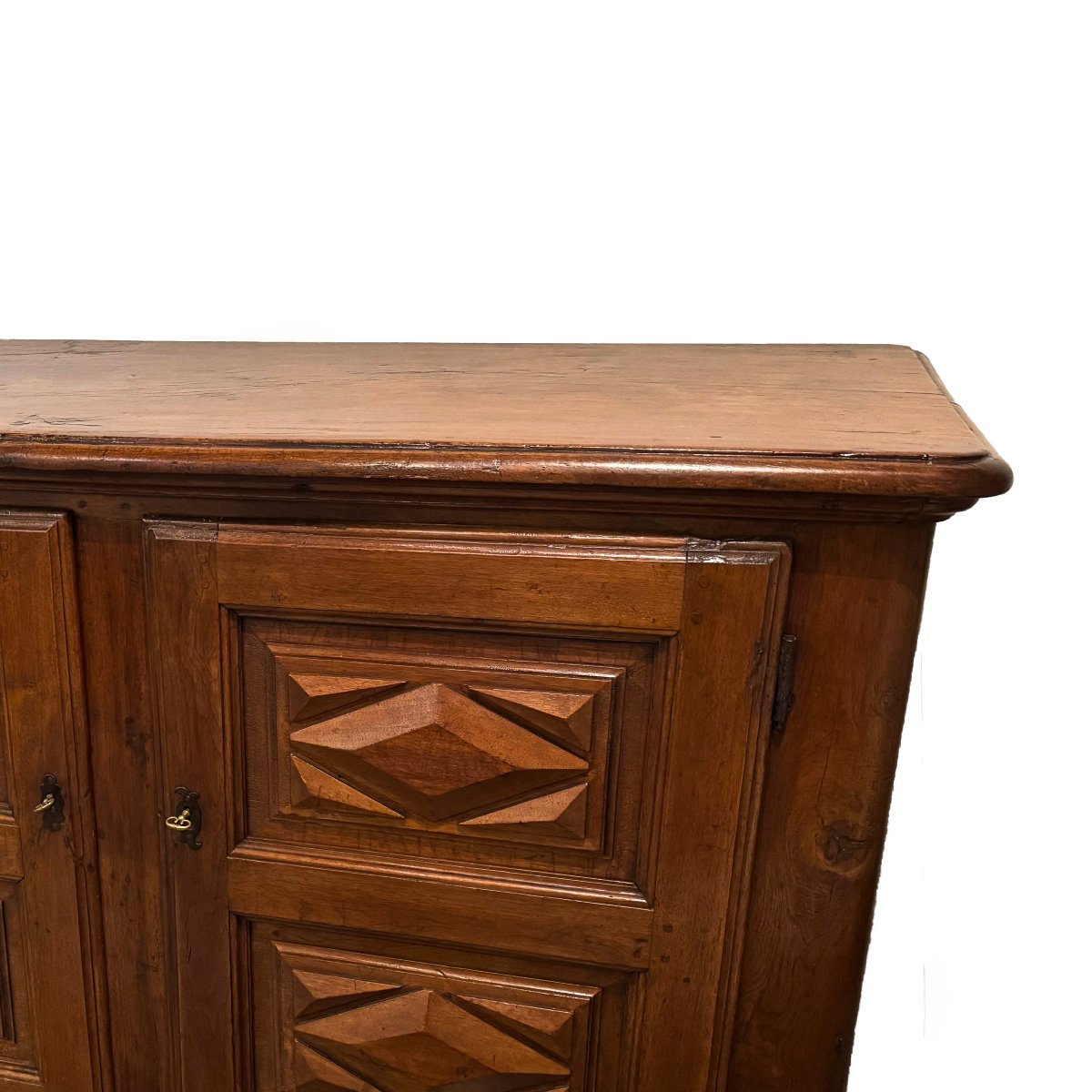 Piedmontese Sideboard In Walnut 18th Century-photo-2