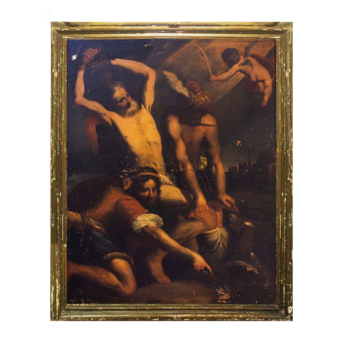Saint Bartholomew, Oil On Canvas, 17th Century-photo-2