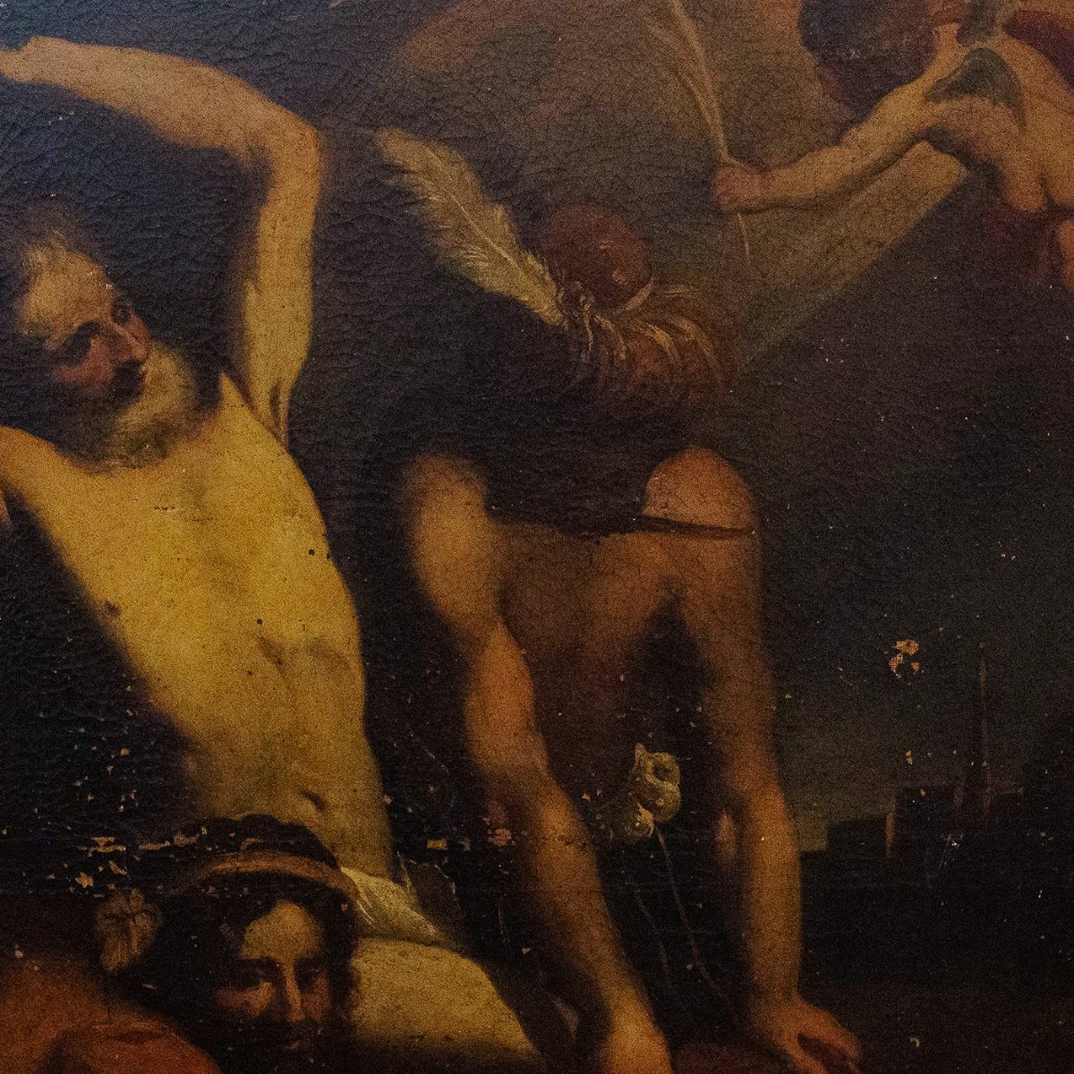 Saint Bartholomew, Oil On Canvas, 17th Century-photo-1