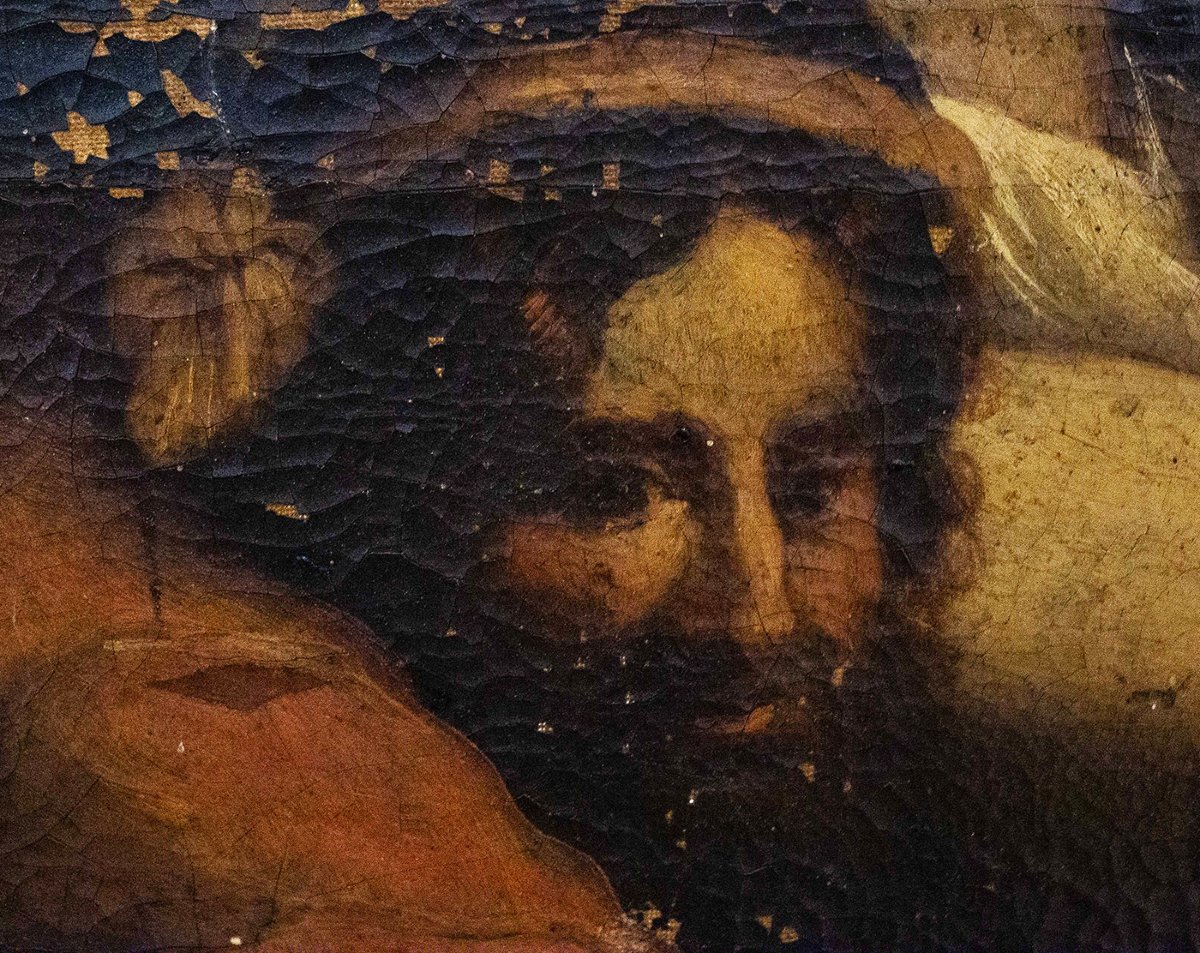 Saint Bartholomew, Oil On Canvas, 17th Century-photo-2