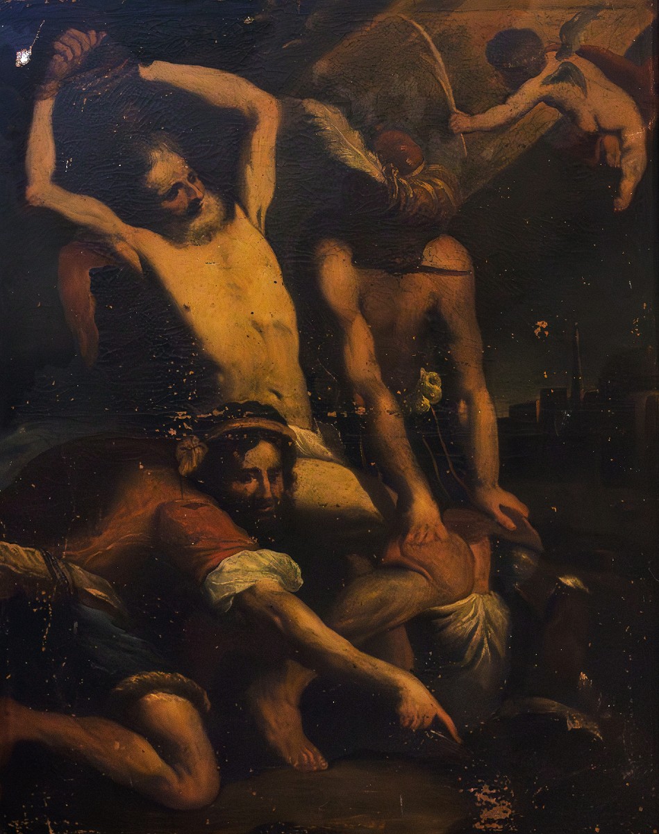 Saint Bartholomew, Oil On Canvas, 17th Century