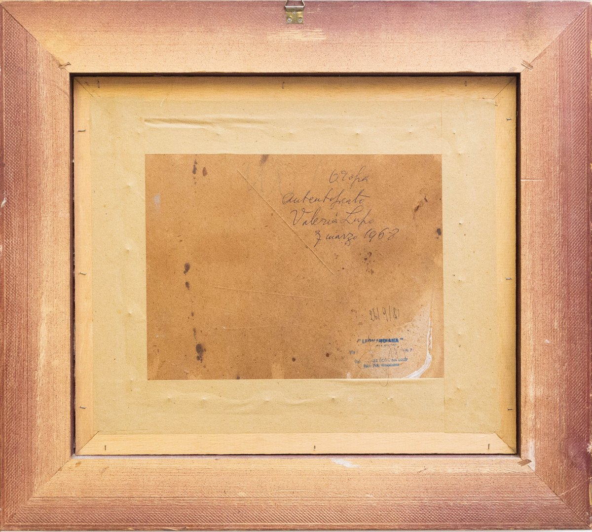 Alessandro Lupo, “oropa,” Oil On Cardboard, 20th Century-photo-3