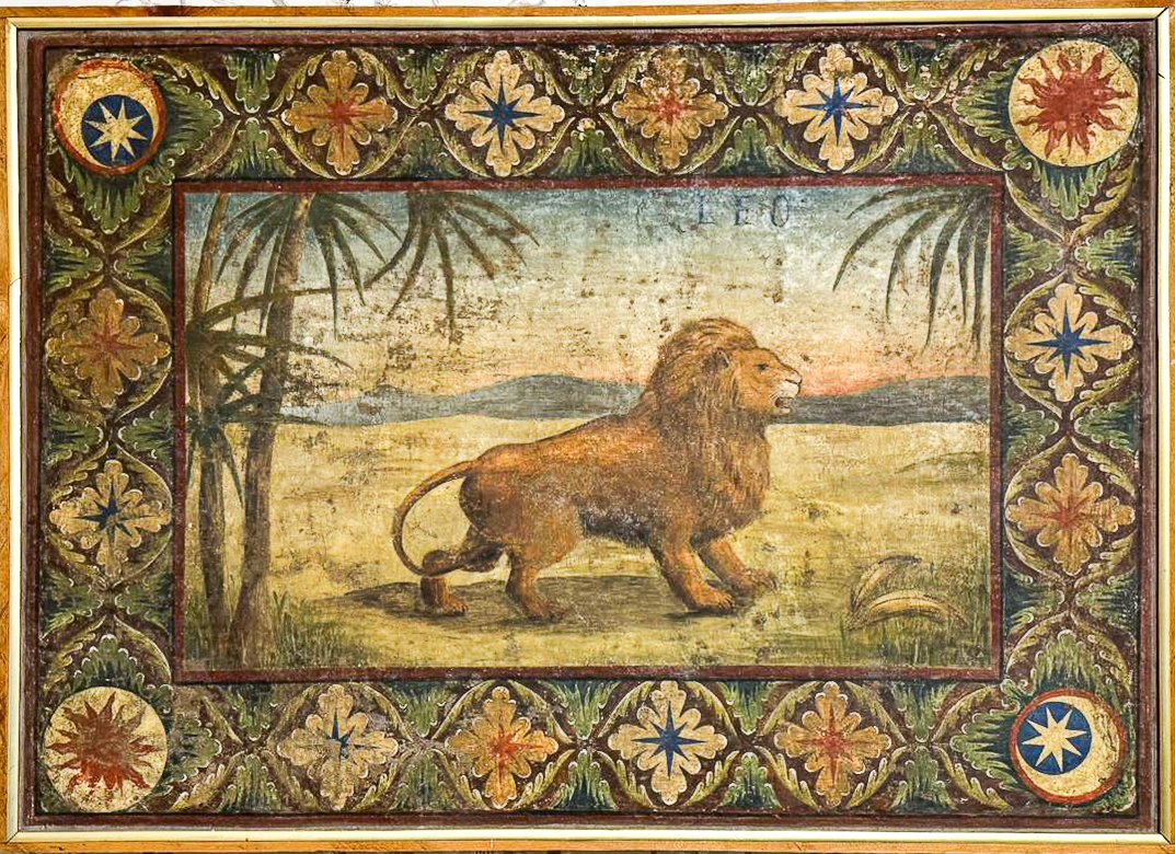 Série d'arrachés originaux du XVIIIe siècle Signes du zodiaque-photo-3