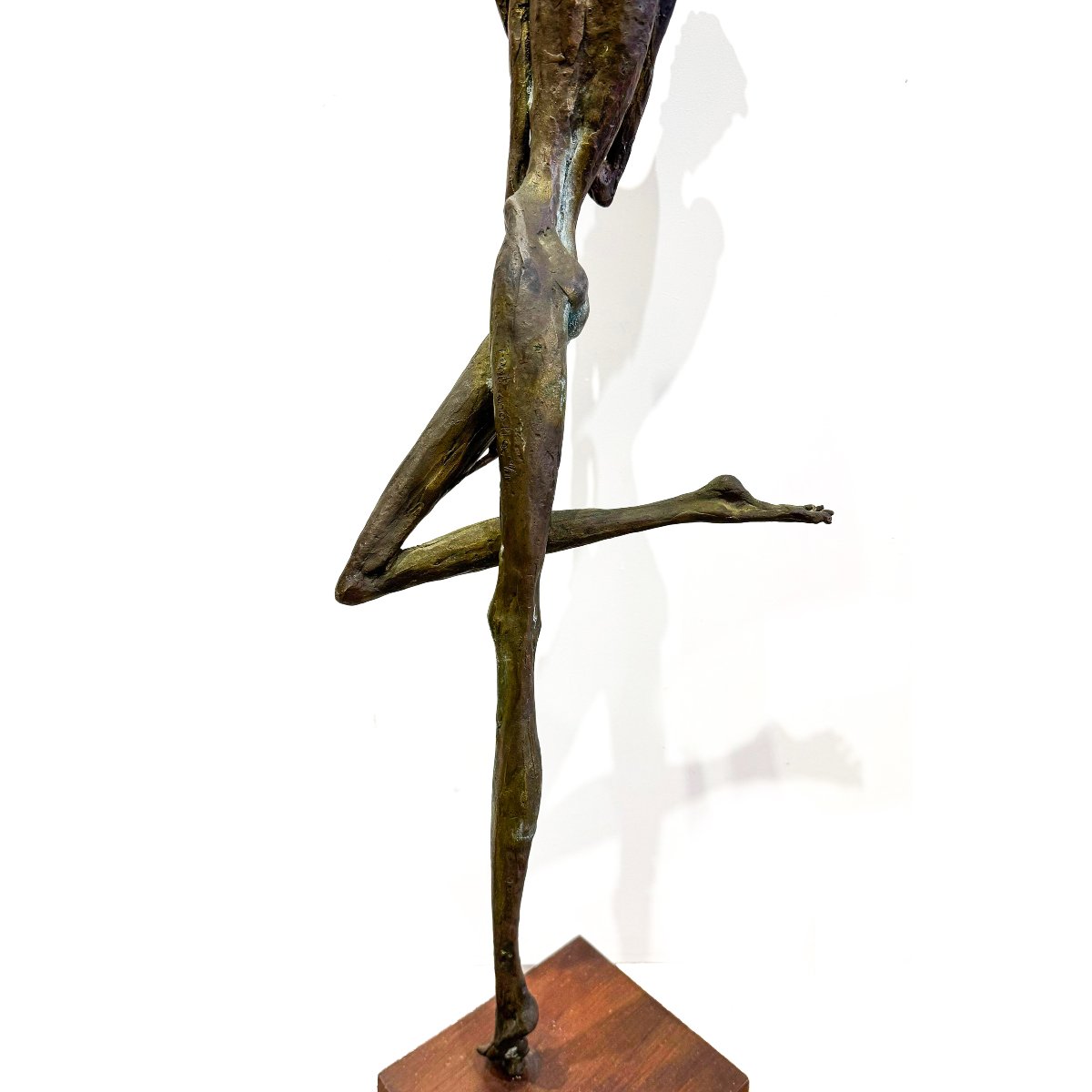 Nuccio Fontanella, « Ballerine », en bronze, signé, XXe siècle-photo-2