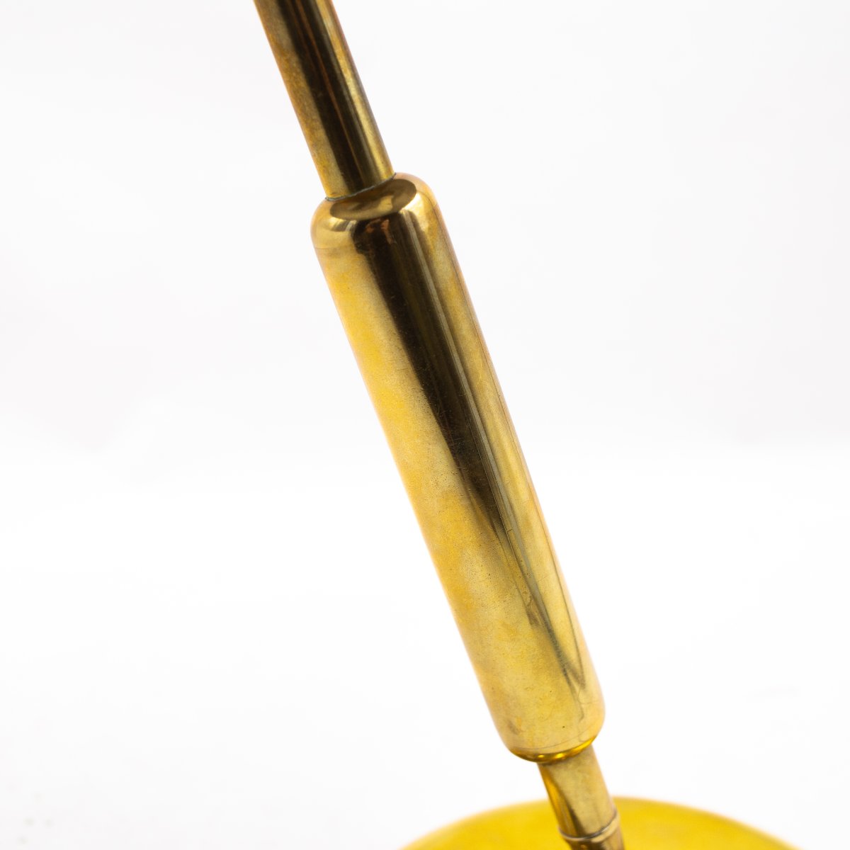 Giovanni Michelucci pour Lariolux, lampe en laiton, années 40-photo-5