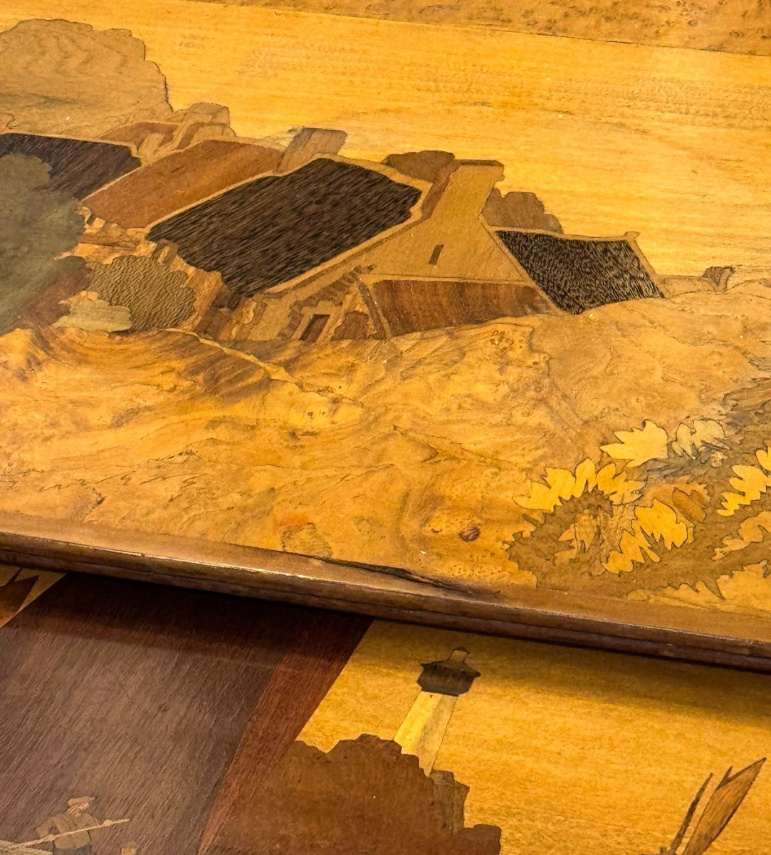 Émile Gallé, ensemble de quatre tables gigognes Art nouveau, début du XXe siècle-photo-6