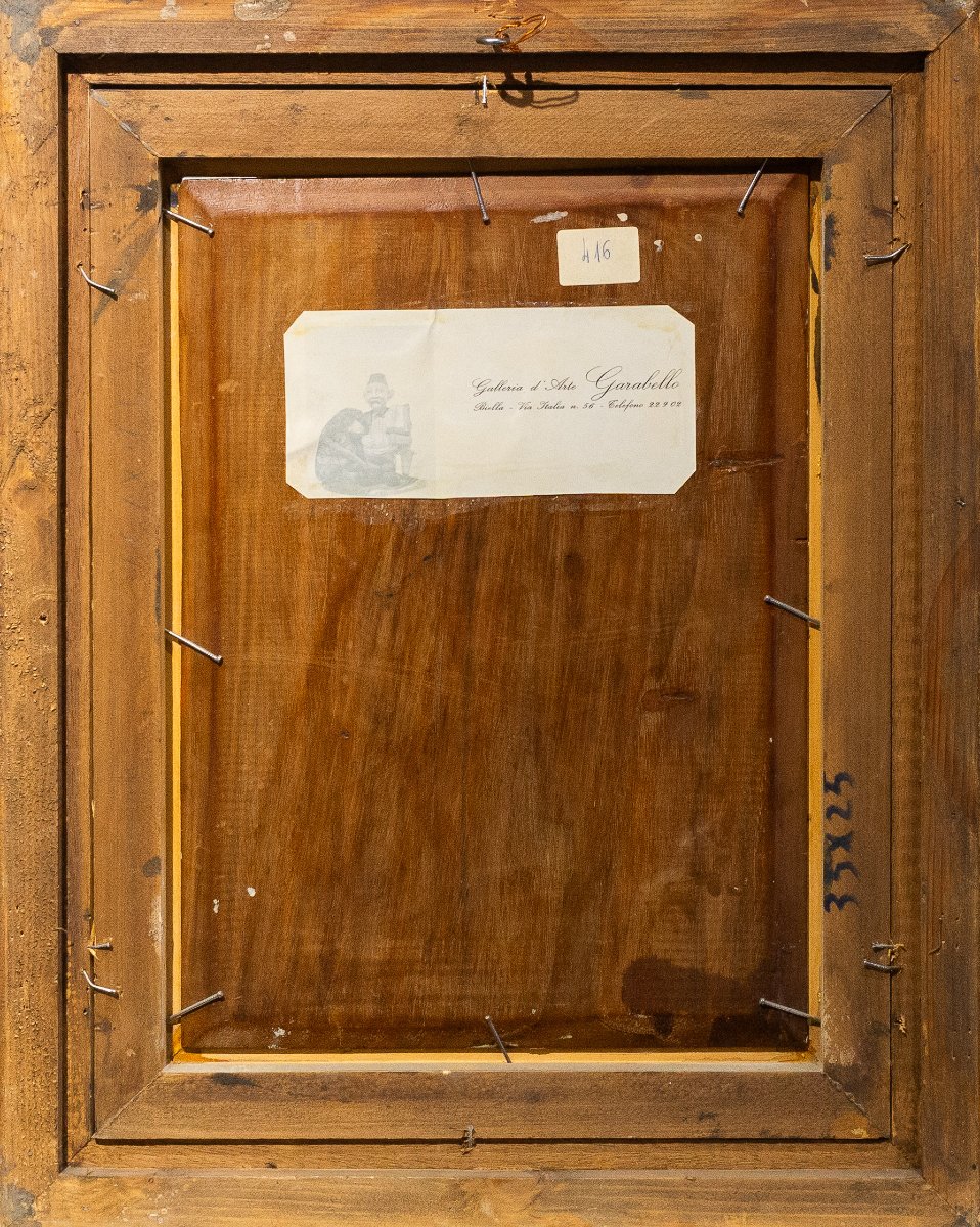 Giuseppe Gheduzzi, “orientalist Scene,” Oil On Panel, Signed, Early 1900s-photo-3