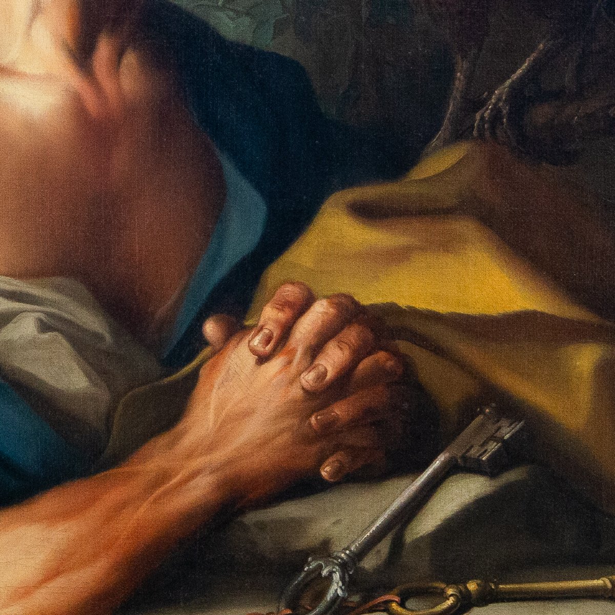 Ignazio Stern, "the Repentance Of Peter," Oil On Canvas, 1721-1722-photo-2