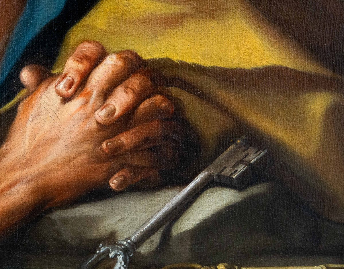 Ignazio Stern, "the Repentance Of Peter," Oil On Canvas, 1721-1722-photo-8