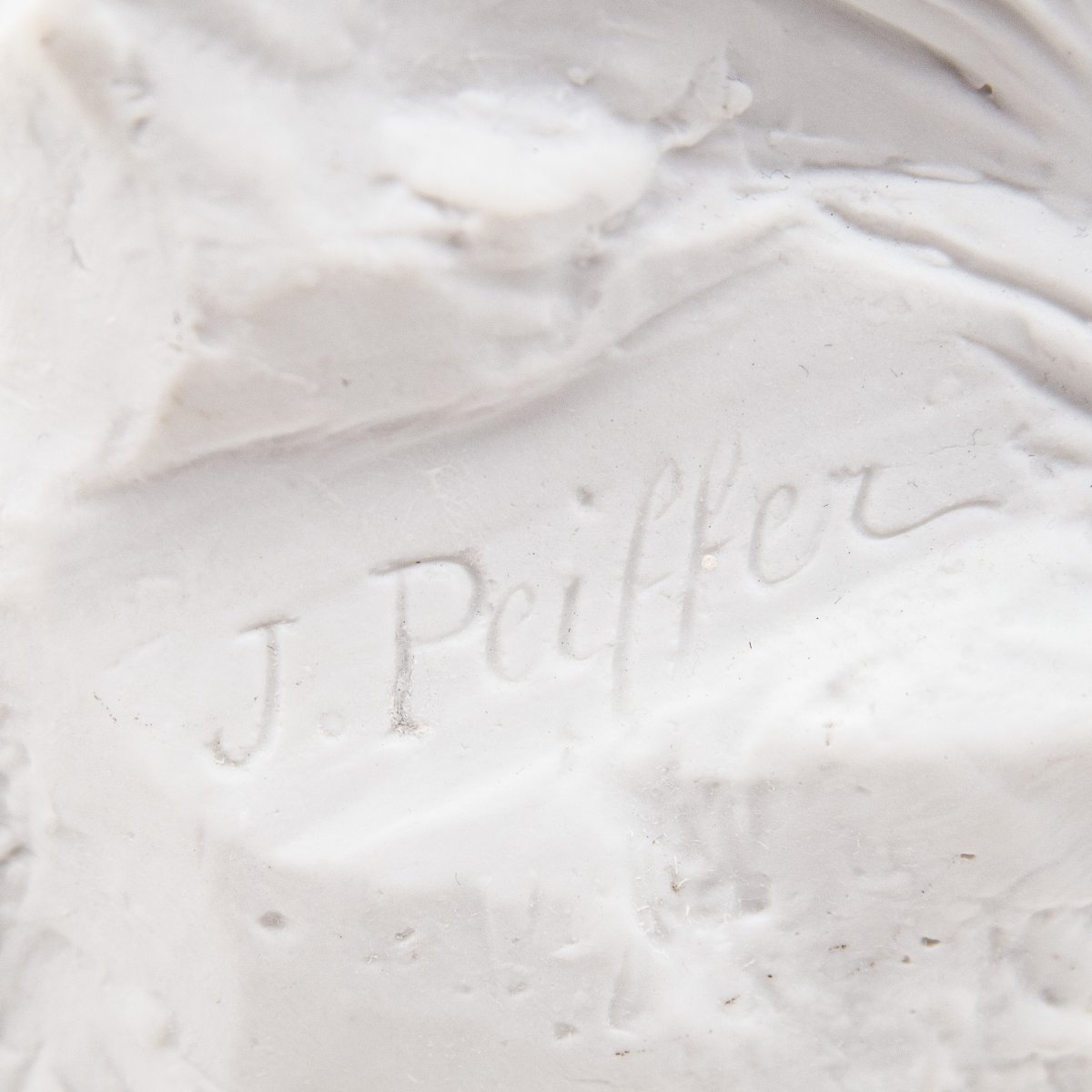 Auguste Joseph Peiffer, « Baigneuse aux hirondelles », biscuit, fin du XIXe siècle  -photo-4