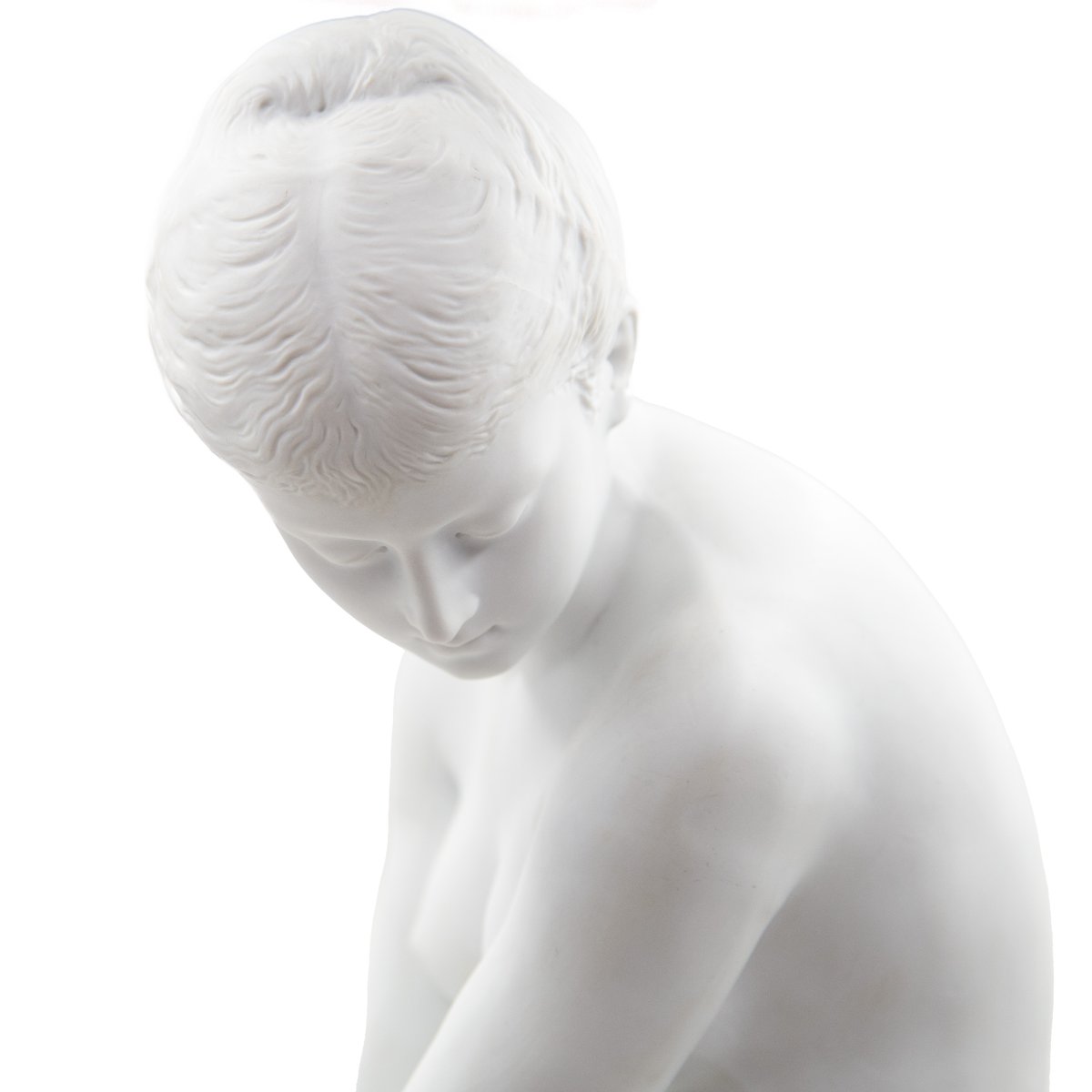 Auguste Joseph Peiffer, « Baigneuse aux hirondelles », biscuit, fin du XIXe siècle  -photo-8