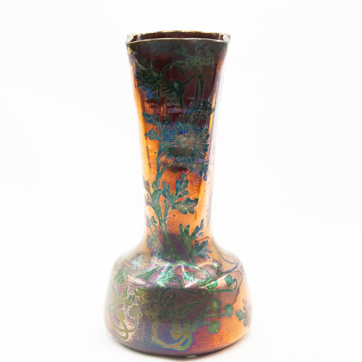 Art Nouveau Vase – J. Massier Fils, Vallauris France, Ca. 1890–1910-photo-6