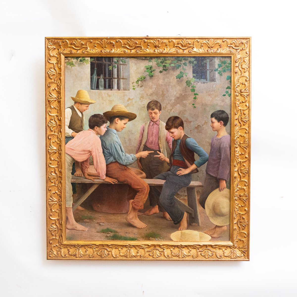 “la Morra,” Oil On Canvas, Late 19th–early 20th Century-photo-2