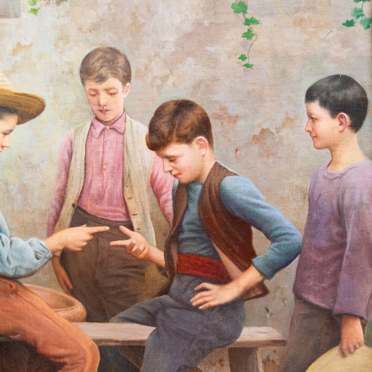 “la Morra,” Oil On Canvas, Late 19th–early 20th Century-photo-3