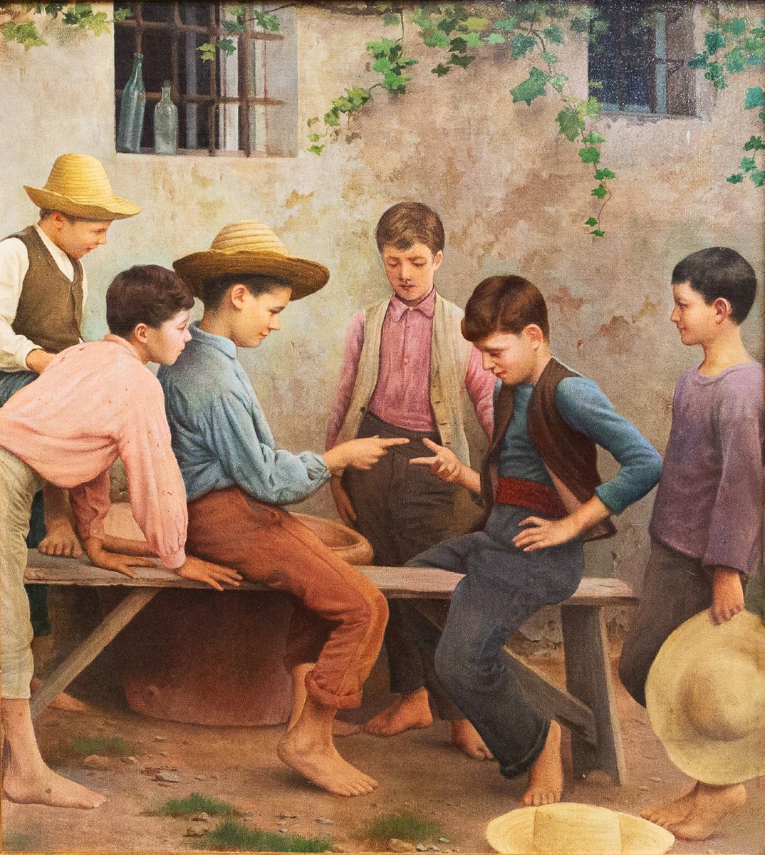 “la Morra,” Oil On Canvas, Late 19th–early 20th Century-photo-1