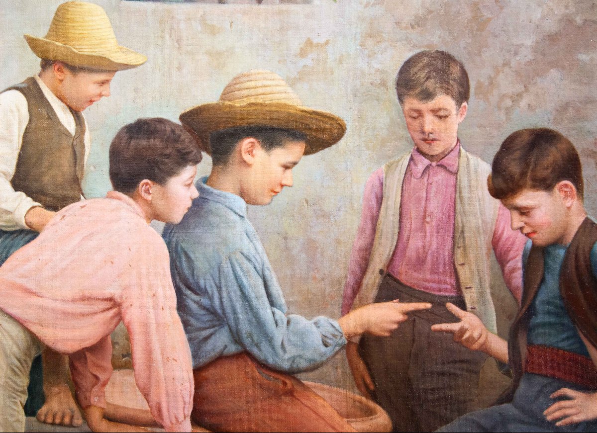 “la Morra,” Oil On Canvas, Late 19th–early 20th Century-photo-5