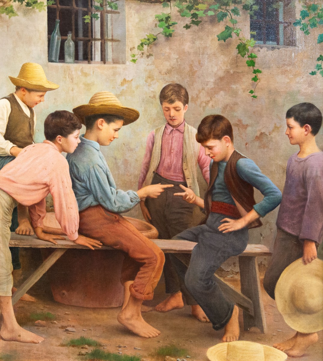 “la Morra,” Oil On Canvas, Late 19th–early 20th Century